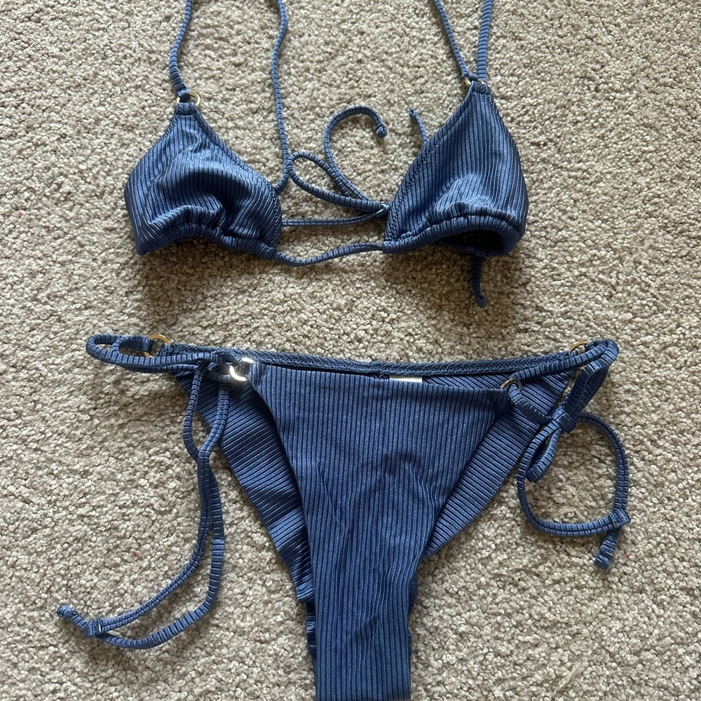 Aerie navy bikini